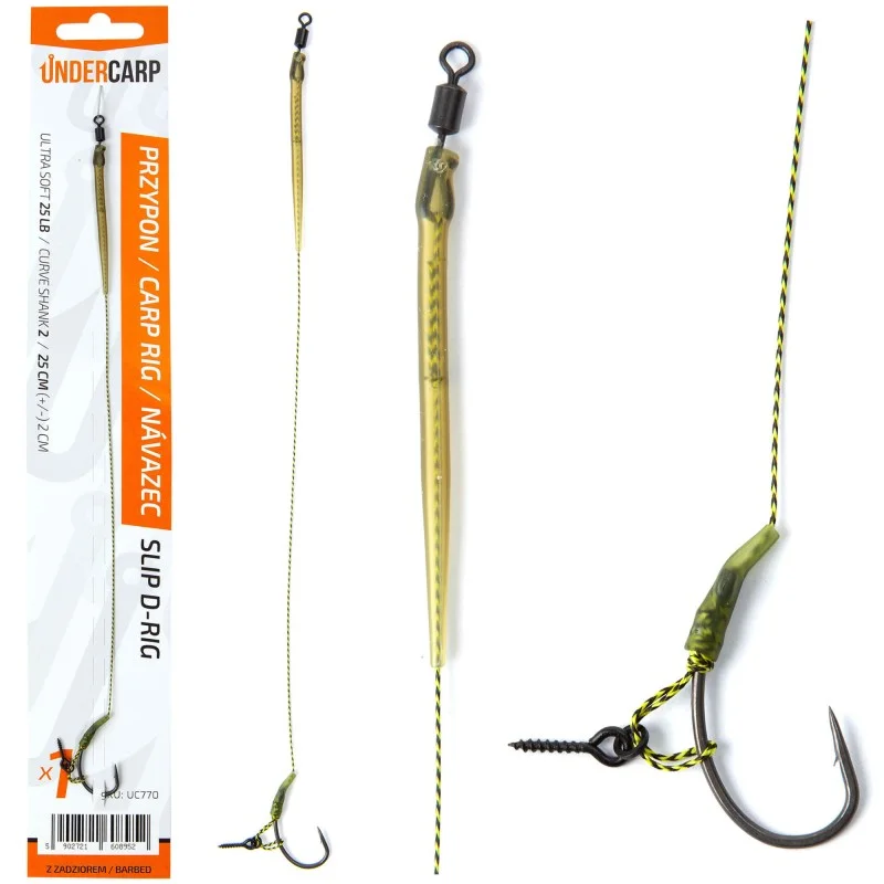 Przypon Karpiowy Under Carp Slip D-Rig - 2 Nowy