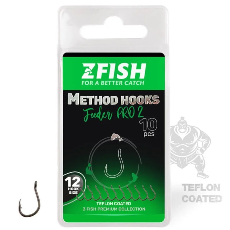 Najlepsza cena Haczyki Zfish Method Feeder Pro 2 Barbed - 8