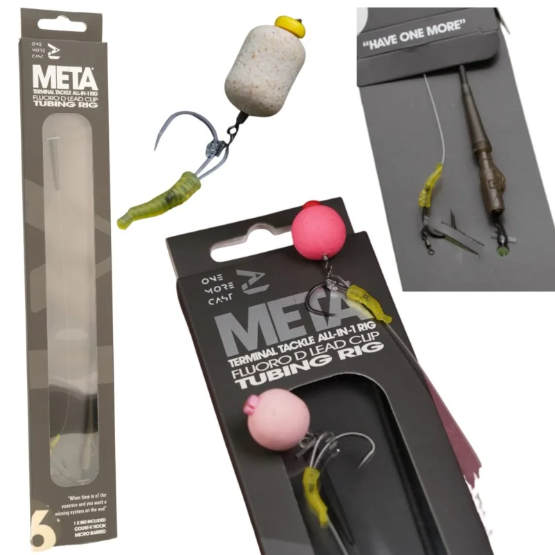Taniej Przypon One More Cast Surrender All-In-1 Rigs Blend Tubing Fluoro D Rig Colne V Barbed - 6