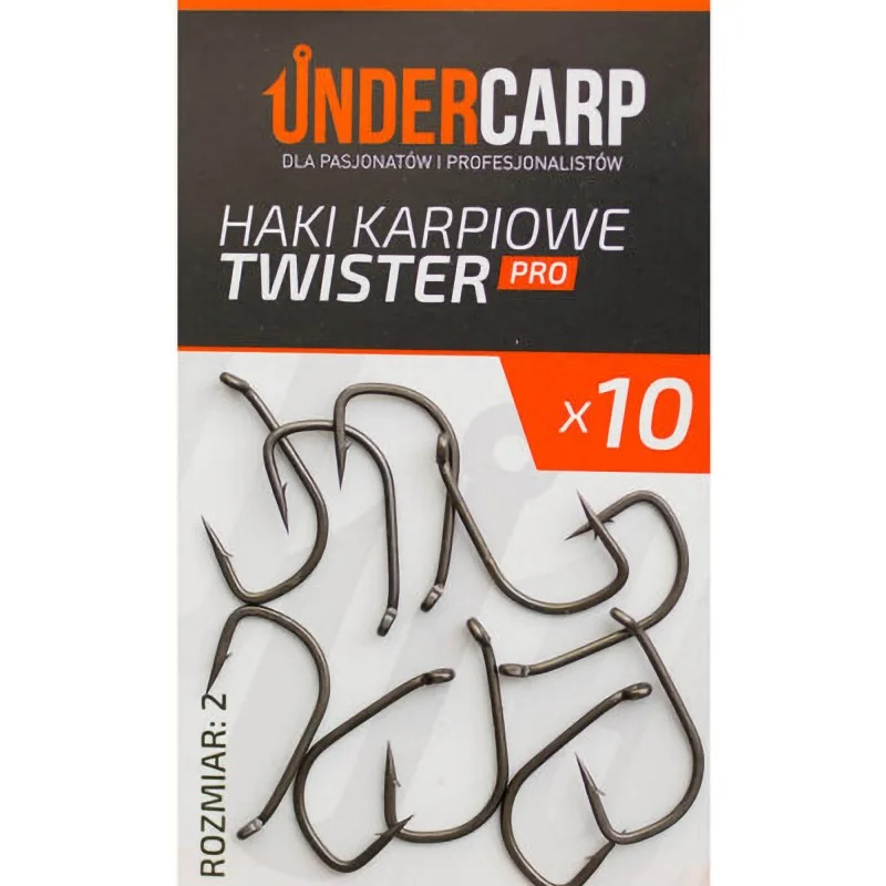 Haczyki Karpiowe Under Carp Twister PRO - 2 Nowy