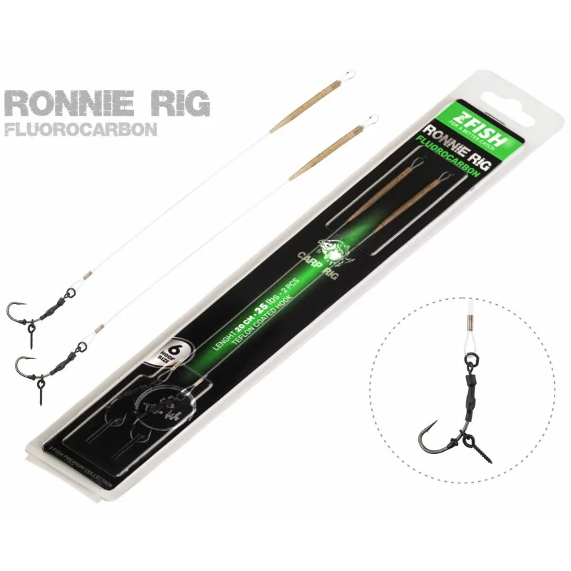Do wyczerpania zapasów Przypony Zfish Fluorocarbon Ronnie Rig - 4