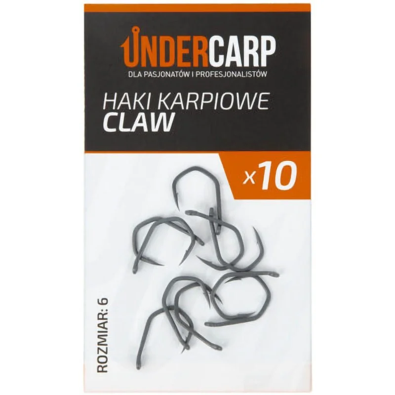 Haczyki Under Carp Claw Zadziorowe - 6 Wybór klientów