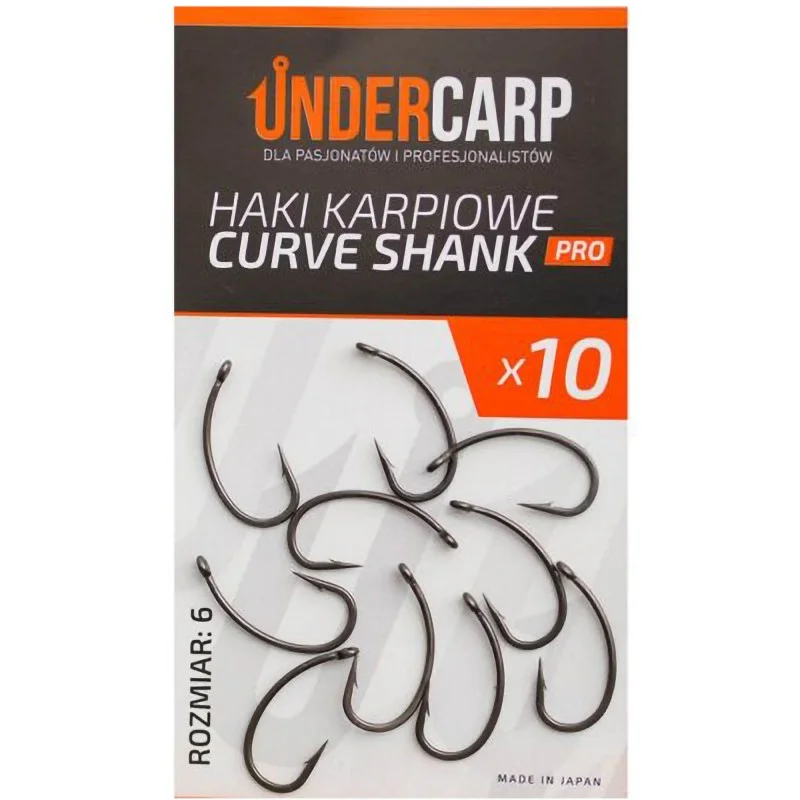 Haczyki Under Carp Curve Shank Pro Zadziorowe - 6 Zamów teraz