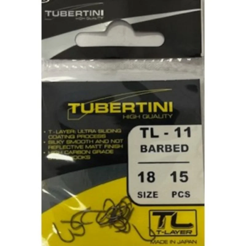 Oferta limitowana Haczyki Tubertini Serie TL-11 Barbed - 18 (15 szt.)