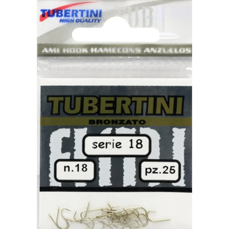 Haczyki Tubertini Serie 18 Bronzato Barbed - 16 (25 szt.) Dodaj do koszyka