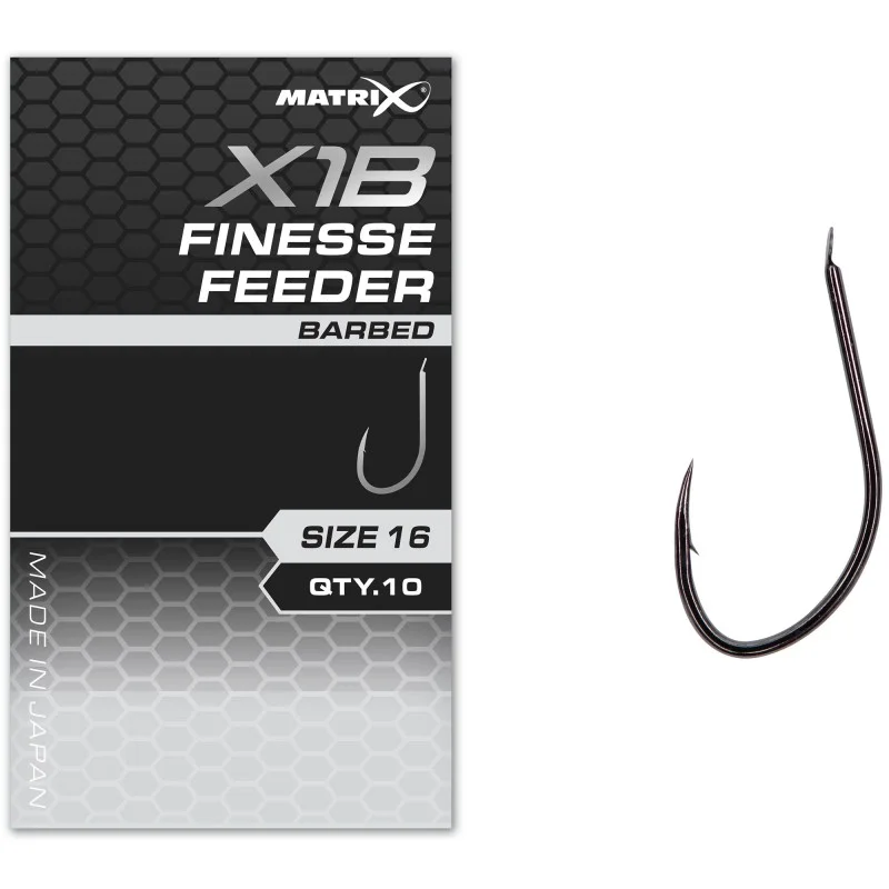Kup online Haczyki Matrix X1B Finesse Feeder Barbed - 18