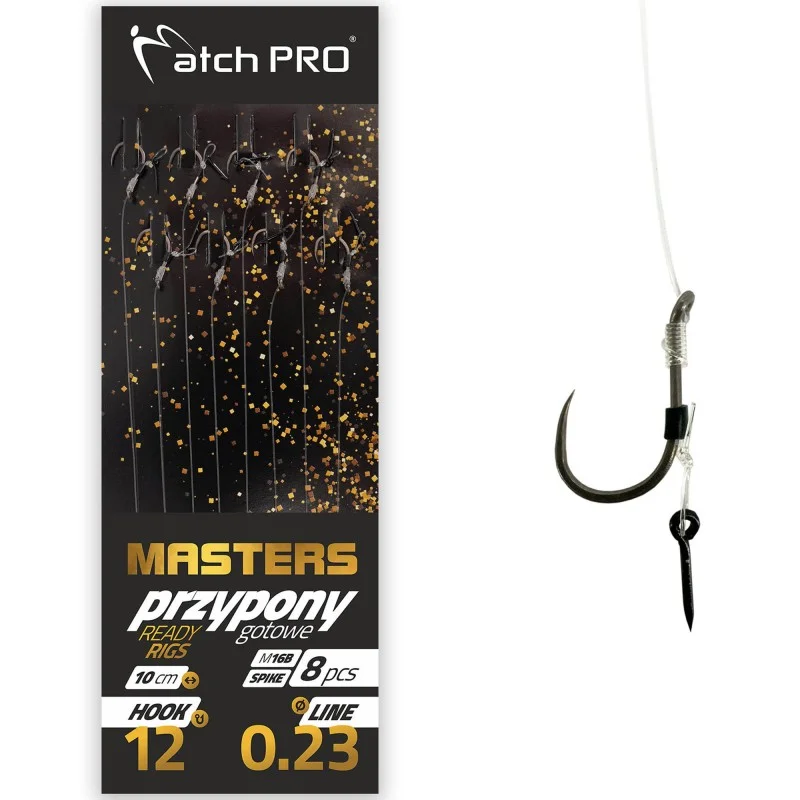 Wysoka jakość Przypony MatchPro Mf Masters Spike Barbless M16B 0,23mm 10