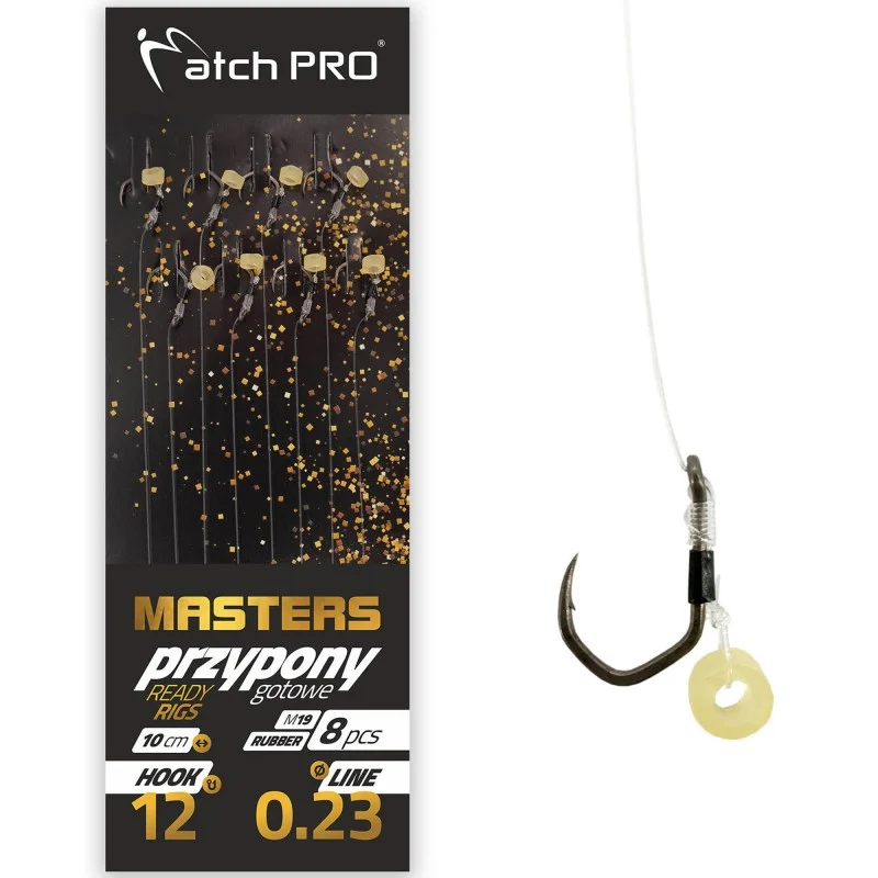 Przypony MatchPro Mf Masters Rubber Barbed M19 0,23mm 8 Super okazja