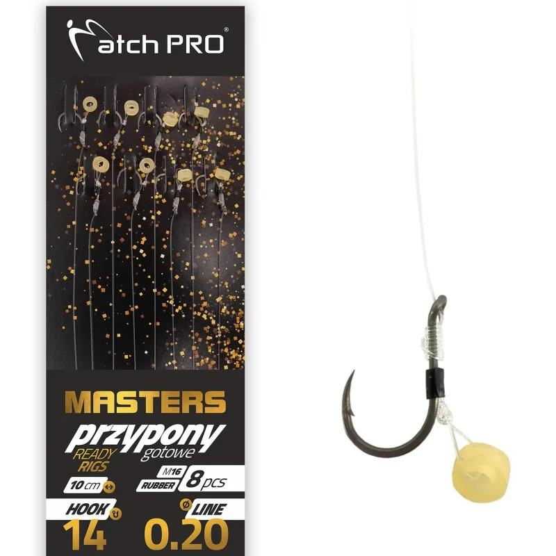 Przypony MatchPro Mf Masters Rubber Barbed M16 0,23mm 12 Oferta limitowana