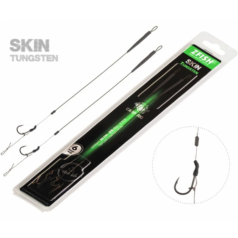 Przypony Zfish Skin Tungsten Rig - 4 Wyprzedaż