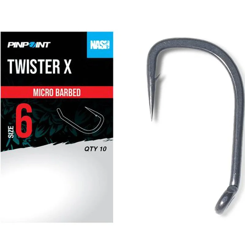 Haczyki Nash Twister X Barbed - 2 Nowy