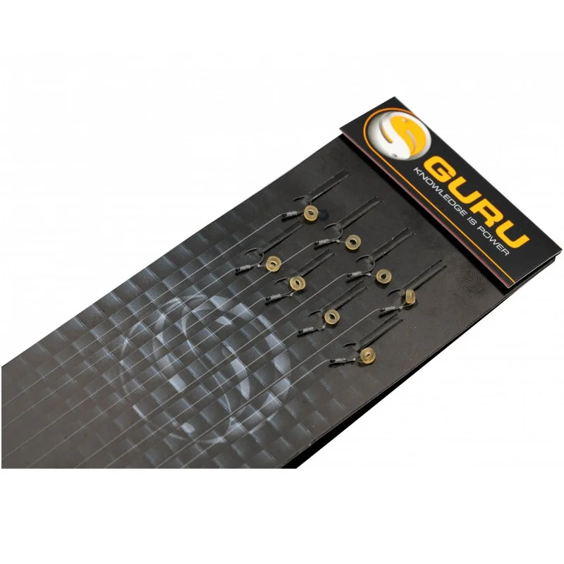 Przypony Guru Super LWG Bait Band Rigs 6" | 12 0.17mm Łatwy zwrot