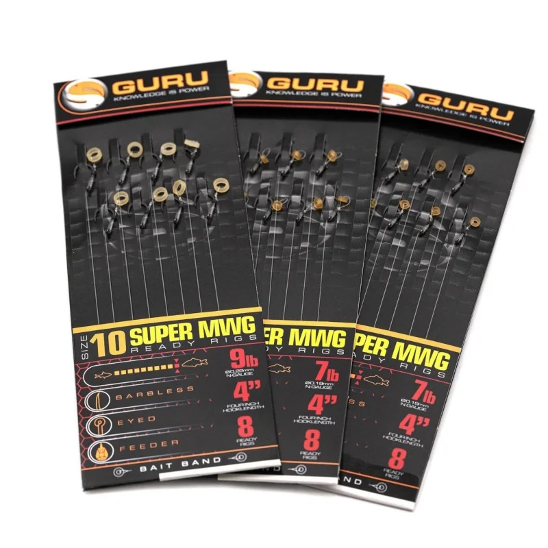 Do wyczerpania zapasów Przypony Guru SMWG Bait Bands 4" 10 0.22mm