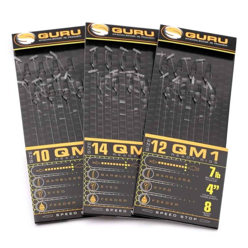 Przypony Guru QM1 Speed Stop 4" 14 0.19mm Do wyczerpania zapasów