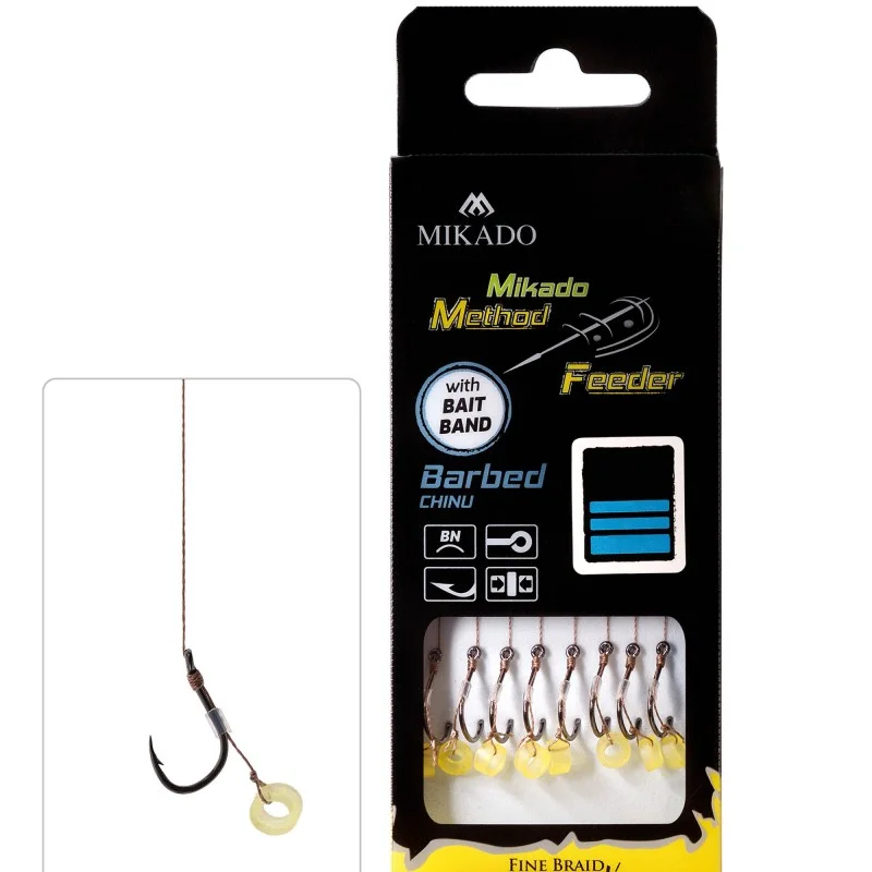 Hit cenowy Przypony Mf Mikado Z Gumką Zadziorowe MF13 - 4/0.28mm/10cm