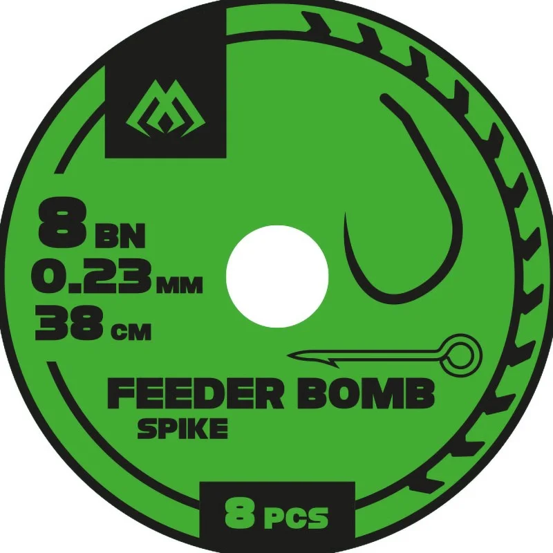 Hit cenowy Przypony Mikado Feeder Bomb Z Igłą Bezzadziorowe - 10/0.20mm/38cm