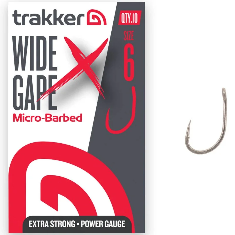 Sprawdź teraz Haczyki Trakker Wide Gape XS Hooks Micro Barbed - 6
