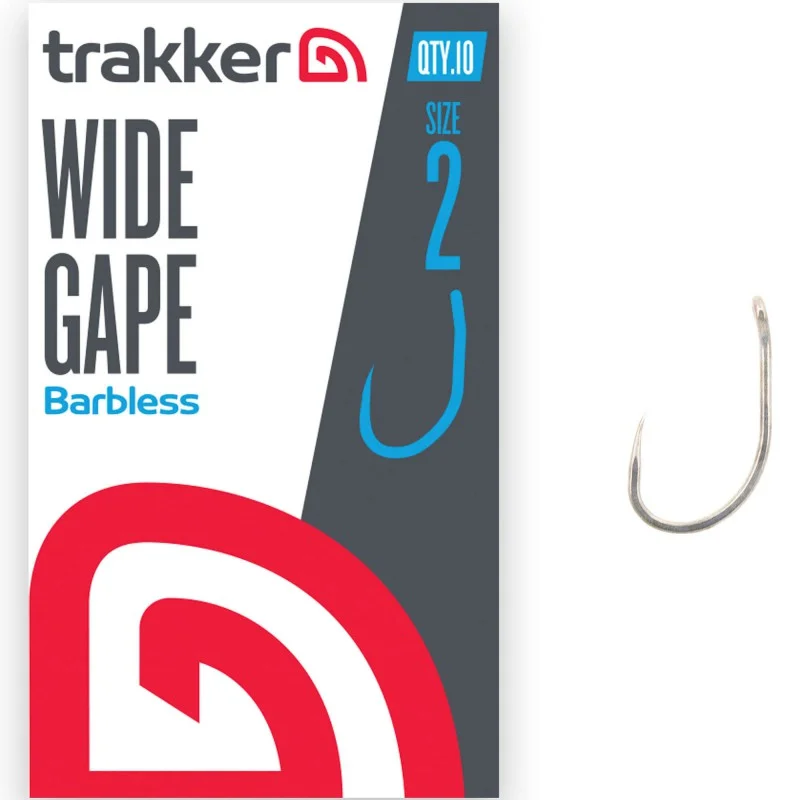 Haczyki Trakker Wide Gape Hooks Barbless - 2 Nowość