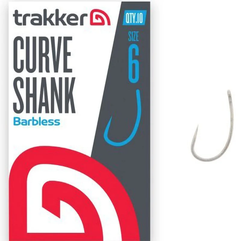 Darmowa dostawa Haczyki Trakker Curve Shank Hooks Barbless - 6