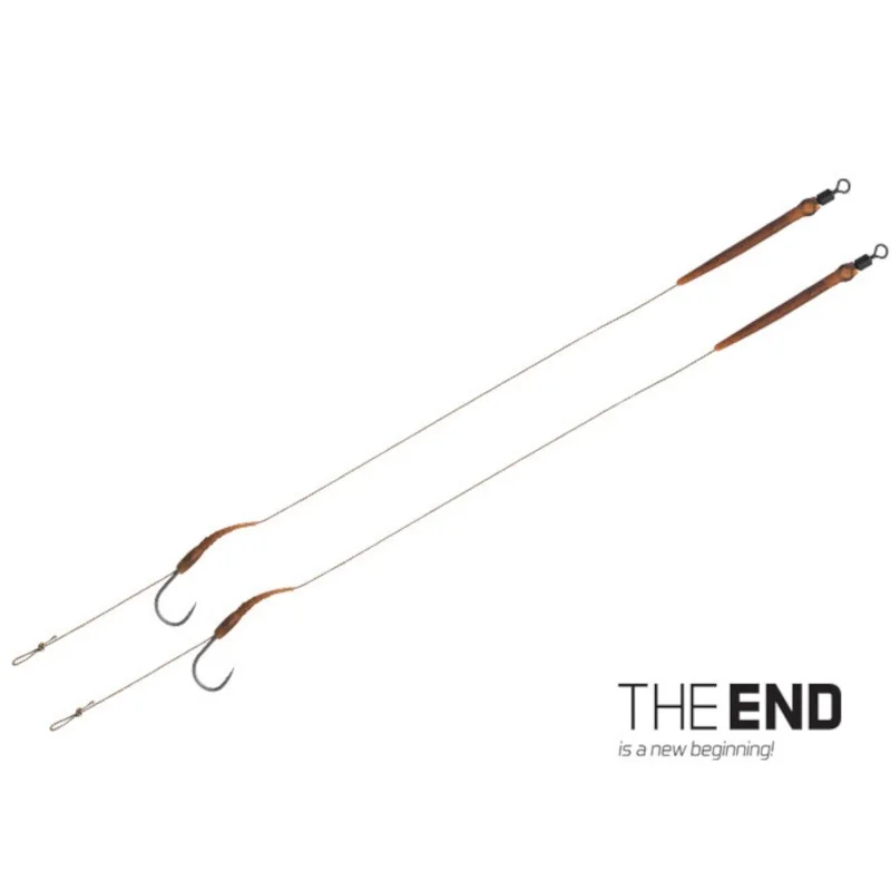 Przypony Włosowe Delphin The End Boilie Rig / 2szt 20cm/25lbs/8 Hit sprzedaży
