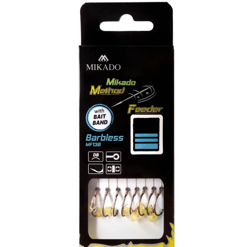 Przypony Mikado Mf Z Gumką Bezzadziorowe Mf138- 8/0.14mm/10cm Promocja