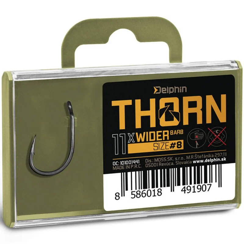Ograniczona ilość Haczyki Delphin Thorn Wider 11x - 6