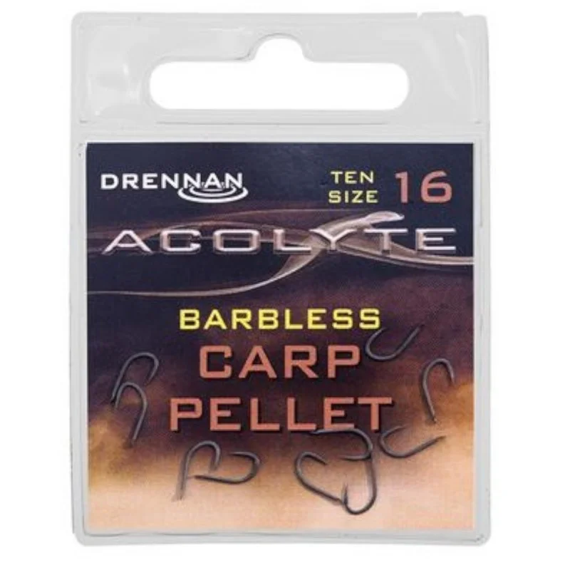 Haczyki Drennan Acolyte Carp Pellet Barbless - 16 Bezpieczne zakupy