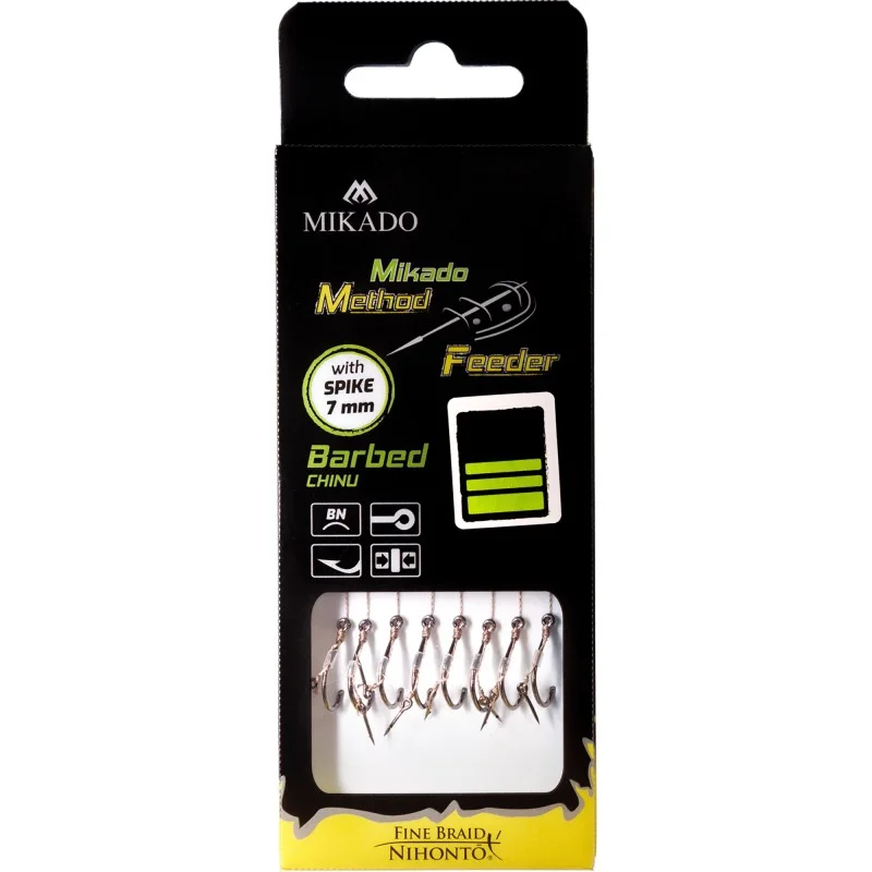 Wysoka jakość Przypony Mikado Z Igłą Zadziorowe Chinu - 12/0.12mm/10cm