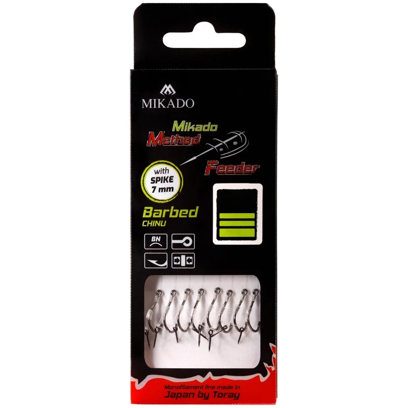 Nowość Przypony Mikado Z Igłą Zadziorowe Chinu - 10/0.23mm/10cm