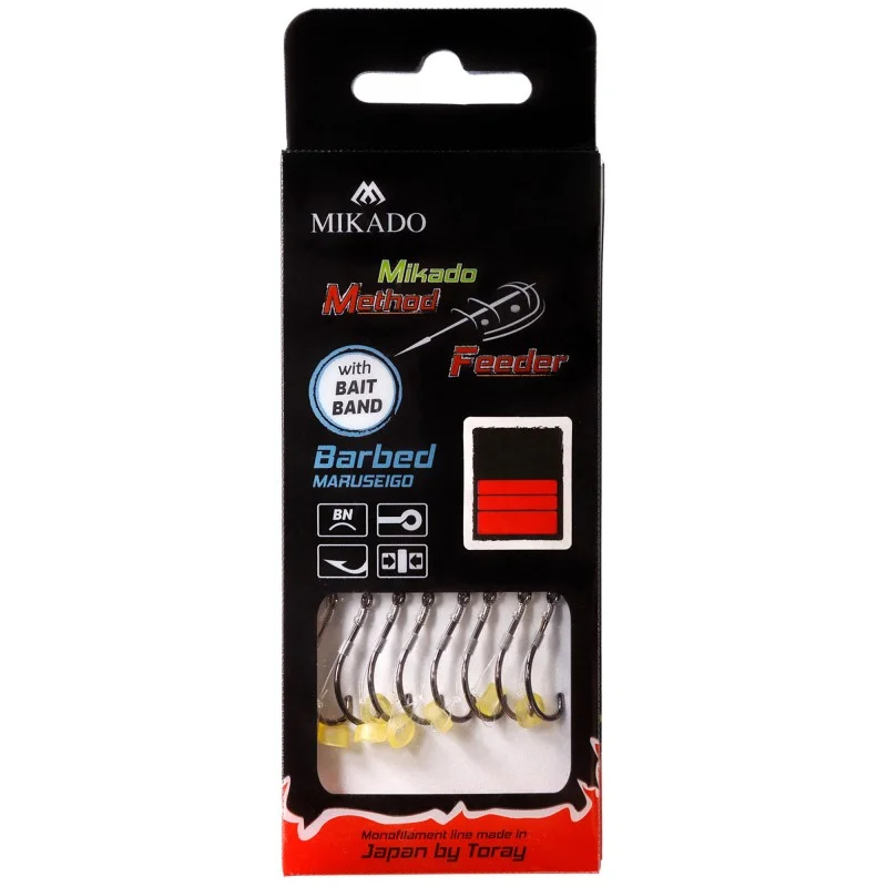 Przypony Mikado Z Gumką Zadziorowe Maruseigo - 12/0.23mm/10cm Hit sprzedaży