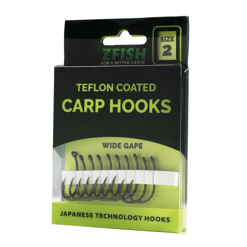 Haczyki Zfish Carp Hook Wide Gape - rozmiar 2 Tylko do końca tygodnia