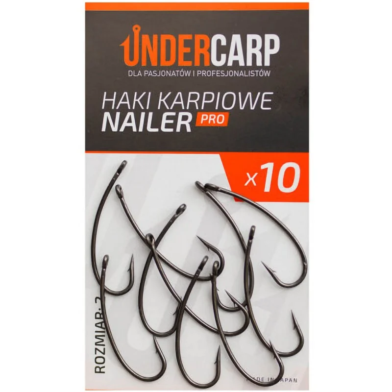 Haczyki Under Carp Nailer PRO - 6 Zniżka