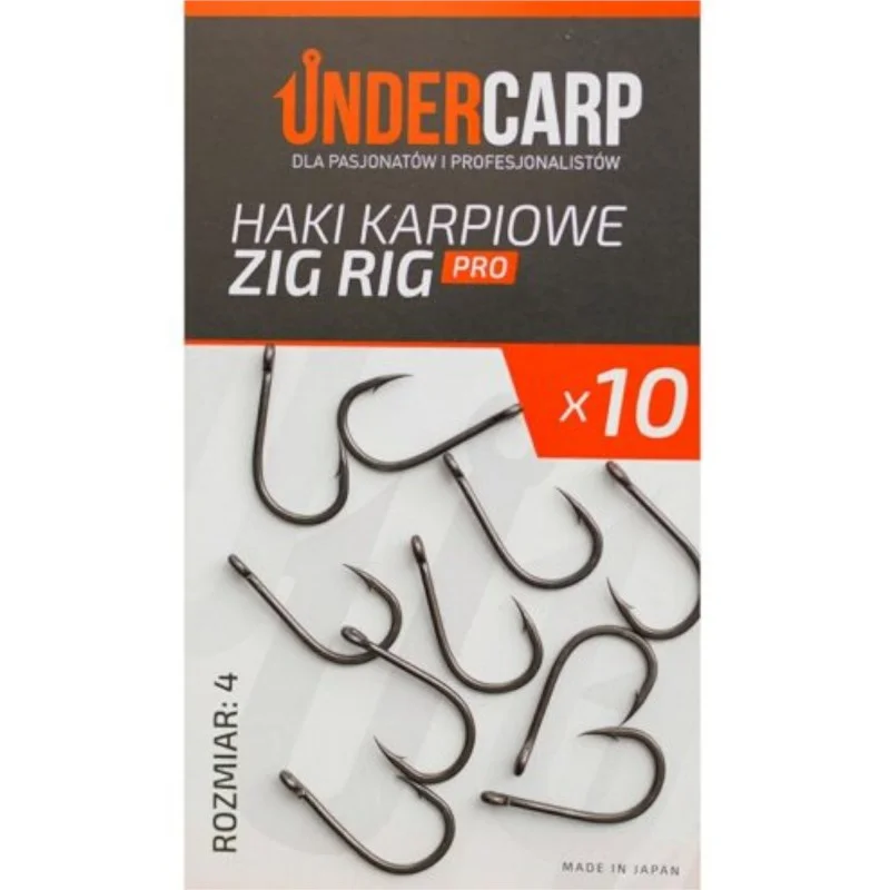 Wysoka jakość Haczyki Under Carp Zig Rig PRO - 4