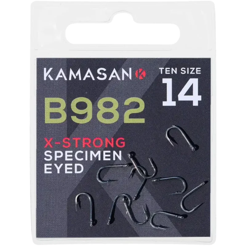 Tylko do końca tygodnia Haczyki Kamasan B982 X-Strong Eyed Barbed - 10