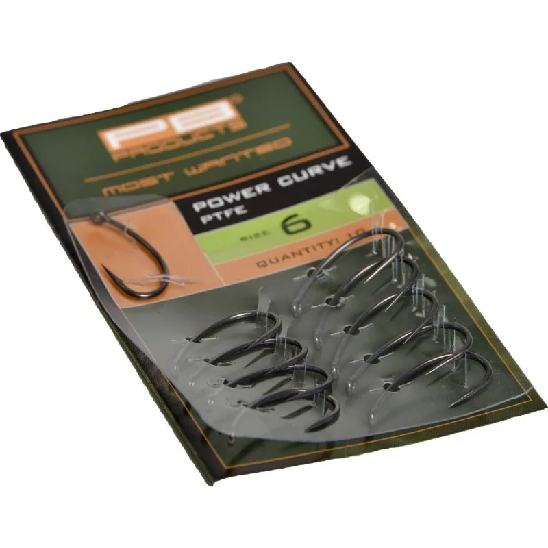 Haczyki Pb Products Power Curve Hook PTFE - 4 Nowy