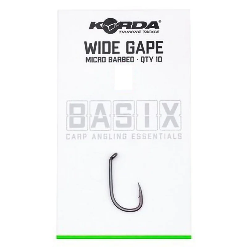 Haczyki Korda Basix Wide Gape Micro Barbed - 6 Ostatnia szansa