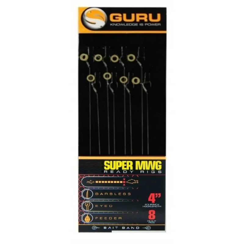 Przypony Guru SMWG Banded Hair Rigs 10cm 0.22mm - 12 Zamów teraz