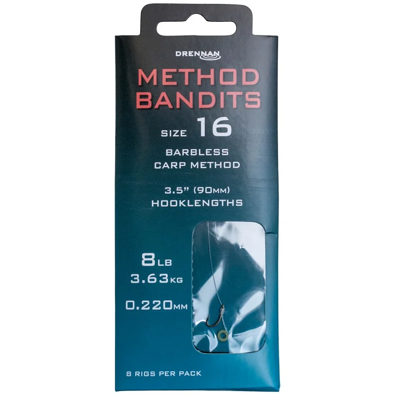 Przypony Drennan Method Bandits Carp Method - 16 Wyprzedaż