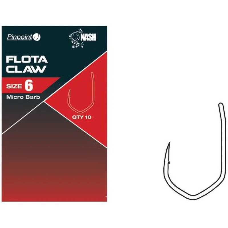 Haczyki Karpiowe Nash Flota Claw 12 Darmowa dostawa