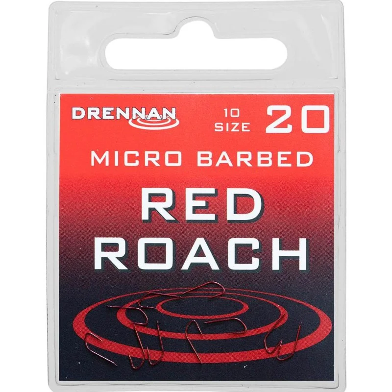 Haczyki Drennan Red Roach - 20 Tani