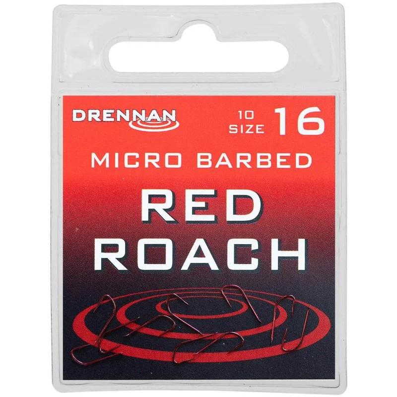 Haczyki Drennan Red Roach - 16 Tylko do końca tygodnia