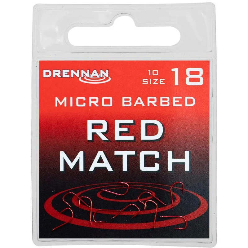 Oferta czasowa Haczyki Drennan Red Match - 18