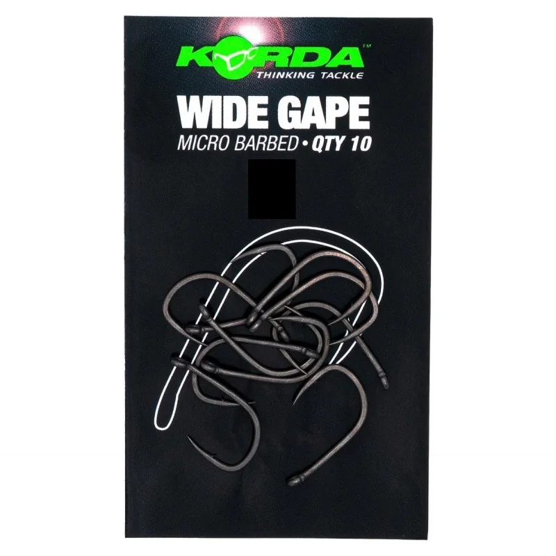 Nie przegap Haczyki Korda Wide Gape Micro Barbed - 8
