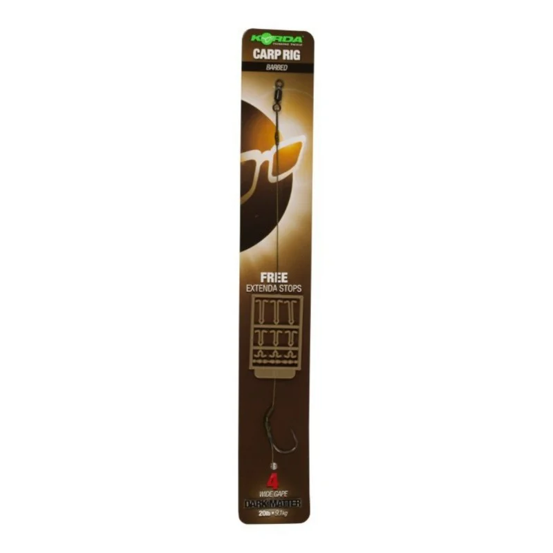 Kup teraz Przypony Korda Wide Gape 6 Barbed Dark Matter 20lb 9.1kg