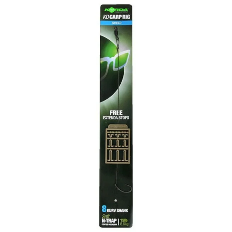 Przypon Korda KD Kurv Shank 8 Barbed Soft N-Trap 15lb 6.8kg Kup online