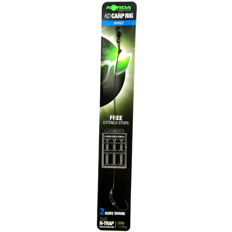 Taniej Przypon Korda KD Kurv Shank 6 Barbed Soft N-Trap 15lb 6.8kg