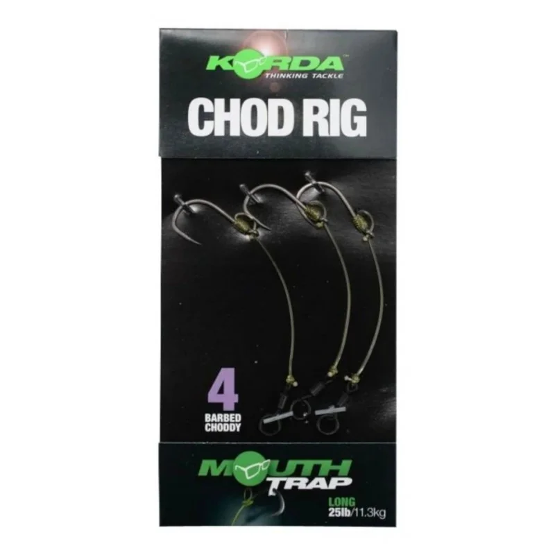 Zamów teraz Przypony Korda Chod Rig Long Choddy 6 Barbed 20lb 9.1kg