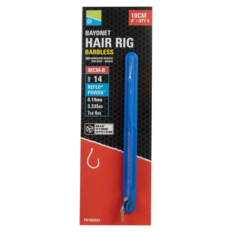 Przypony Preston MCM-B Mag Store Hair Rigs 10cm Banded - 12 Niska cena