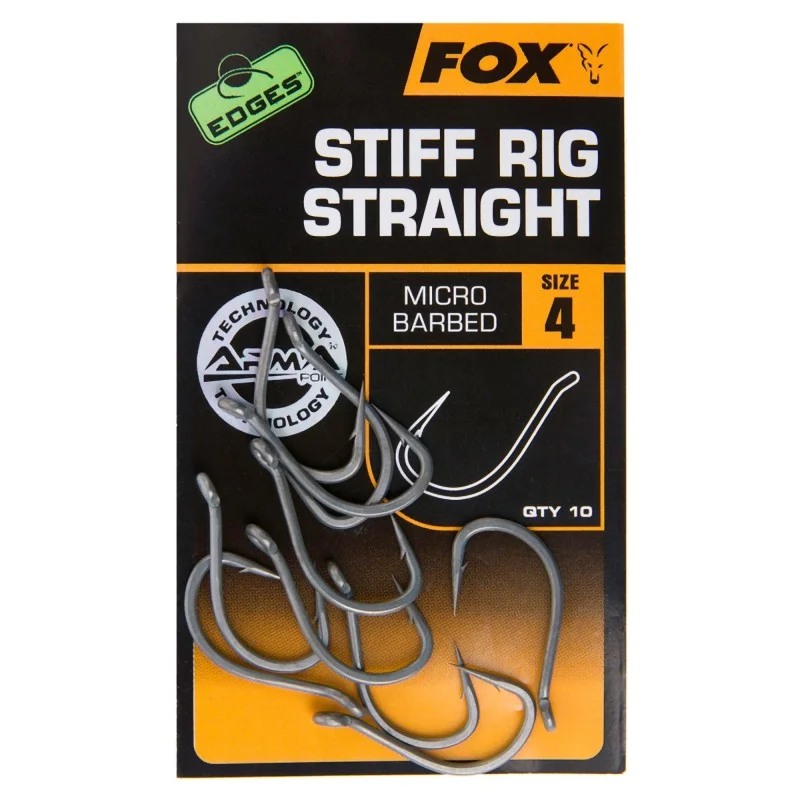 Haczyki Fox Edges Stiff Rig Straight nr 5 Nie przegap