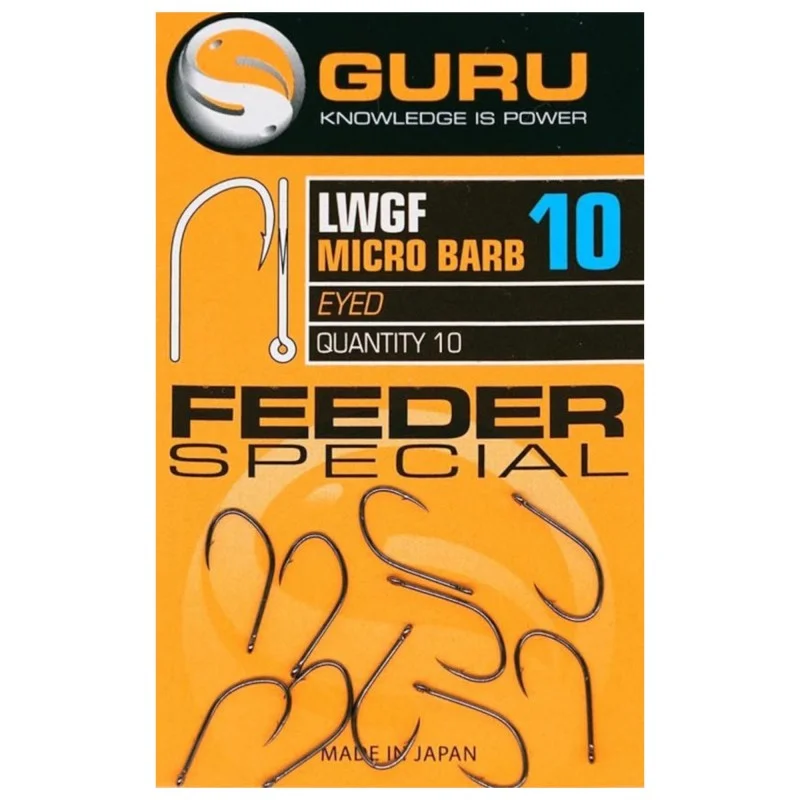 Haczyki Guru LWG Micro Barb Eyed Feeder Special - 10 Tani